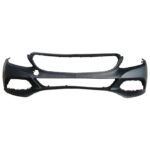 Front Bumper Primed Black Avantgarde 2014-2018 (Mercedes Benz C Class W205) auto part product photo