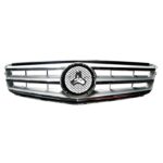 Grille Silver+Chrome Mould Sport 2011-2013 (Mercedes Benz C Class W204) auto part product photo