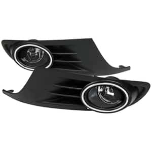 Fog Lamp Assembly+Bumper Grille+Chrome Rim Left Hand Side 2009-2012 (Volkswagen Golf 6) auto part product photo