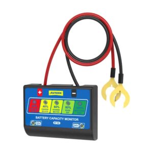 AUTOOL BT60 12V/24V Car Battery Capacity Monitor – Portable Battery Tester for Cars, Motorcycles, Trucks and Boats, main phot
