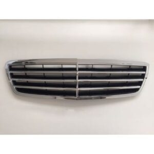 Grille Chrome+Black+Chrome Frame Elegance 2000-2002 (Mercedes Benz C Class W203) auto part product photo