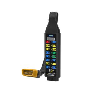 AUTOOL OBD2 Breakout Box Protocol Detector – Upgraded Version with LED Indicators, Voltage Display & Power Detection, main ph
