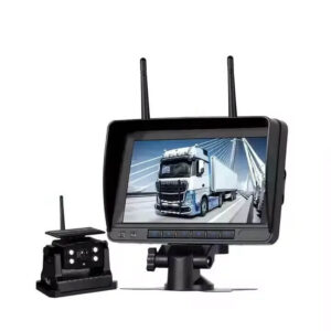 7″ HD Wireless Backup Monitor Kit with Solar Charging IP68 Waterproof Night Vision Camera 97m - Ideal for and Enhanced