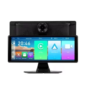 10.36″ Portable CarPlay GPS | Wireless Android Auto | 720P Dash Cam, main photo