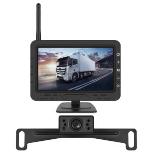 4.3″ Wireless Backup Camera & Monitor Kit with License Plate Mount, main photo