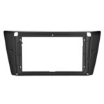 9” Dedicated Car Radio Frame ABS Plastic Bracket Panel Cover Trim for BMW E90/E92/E93 2005 2012 | Compatible with 2 DIN Head