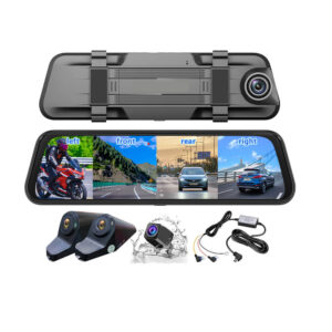 4-Lens Mirror Dash Cam 360° ADAS Smart Driving Recorder auto part product photo