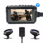 Motorcycle DVR Camera 1080p HD WiFi Dual Lens | Waterproof Recorder, main photo
