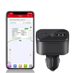 MV77G Cigarette Lighter Car/Truck 4G GPS Tracker, Charger & SOS | Lifetime Free App, main photo
