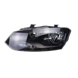 VW Polo 6R Trendline (2014-2017) (Electric Motor) Black Facelift Headlight/ Headlamp (Left Side) auto part product photo