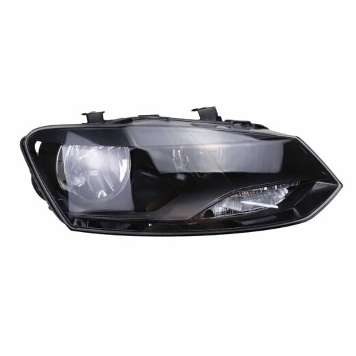 Vw Polo 6R Trendline (2014-2017) (Electric Motor) Black Facelift Headlight/ Headlamp (Right Side) 1 VW Polo 6R Trendline (2014-2017) (Electric Motor) Black Facelift Headlight/ Headlamp (Right Side) auto part product photo