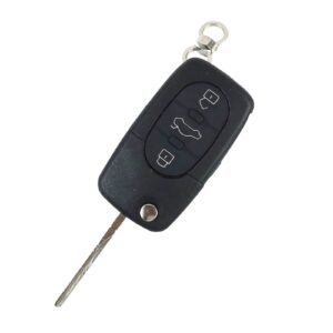 Audi Tt A2 A3 A4 A6 Remote Key Case & Blade 3 Button HU66 CR2032 Battery auto part product photo