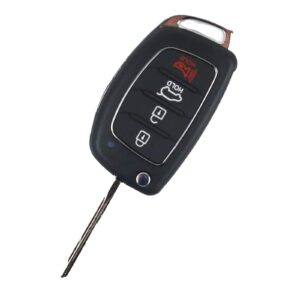 Hyundai Accent Elantra Santa Fe Verna Remote Key Case & Blade 3+1 Button HY22 auto part product photo