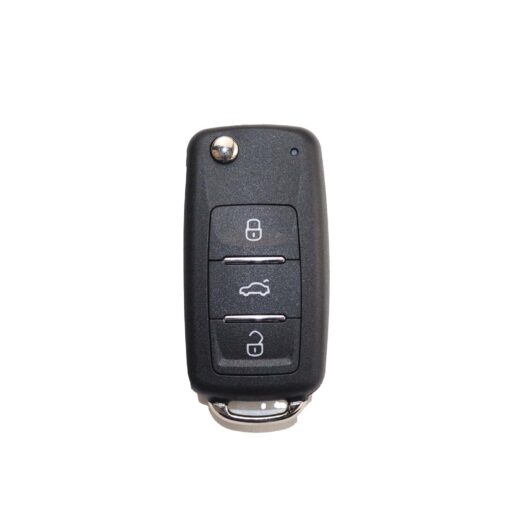 Universal Remote Key With Onboard Transponder Chip (3 Buttons) 1 Universal Remote Key With Onboard Transponder Chip (3 Buttons) auto part product photo