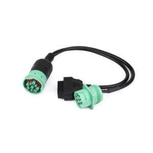 9 Pin Male to 9 Pin Female/OBD2 Interface Truck Y Cable Adapter J1939, main photo