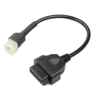 6-Pin Male to OBD 16-Pin Female Adapter Cable - KTM Motorcycle Diagnostic Extension TuneECU Compatible auto part product