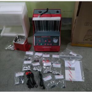 Launch CNC 602A Injector Cleaner Tester fuel injector cleaning machine with English Panel Washing Tool Car wash and
