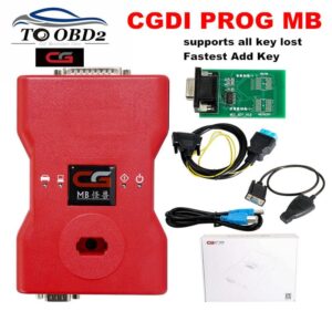 CGDI Prog MB For Benz Support All Key Lost Fastest Add Key With ELV Adapter&Simulator&AC Adapter&EIS ELV Original CGDI For