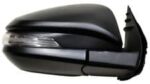 Door Mirror+LED Electric Black Grained Left Hand Side 2016+(Toyota Hilux GD6) auto part product photo