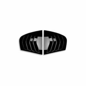 BM E90 GLOSS BLACK WINDOW LOUVERS (non oem) auto part product photo