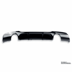 BM E90 335i GLOSS BLACK REAR DIFFUSER (non oem) auto part product photo