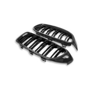 BM F32/F33 DOUBLE SLAT CARBON FIBRE KIDNEY GRILLS (non oem) auto part product photo
