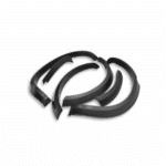 ISUZU D-MAX MATTE BLACK WHEEL ARCHES MODEL 2021 (non oem) auto part product photo