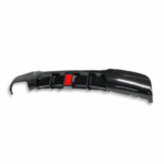 BM E90 SINGLE EXHAUST EXIT F1 INSPIRED L.E.D RAIN LIGHT GLOSS BLACK REAR DIFFUSER (non oem) auto part product photo