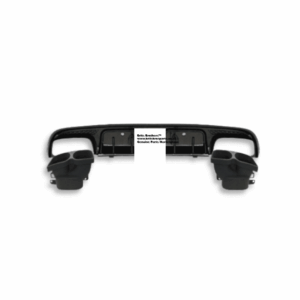 MERC W205 COUPE F1 INSPIRED GLOSS BLACK REAR DIFFUSER (non oem) auto part product photo