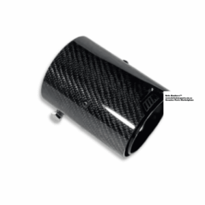 BM CARBON FIBRE-BLACK EXHAUST TIP 60X90 (NON OEM) auto part product photo