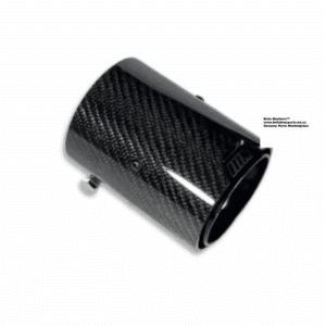 BM CARBON FIBRE-BLACK EXHAUST TIP 70X90 (NON OEM) auto part product photo