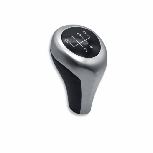 Bm E30 M-Power Gear Knob-Silver (Non Oem) 1 BM E30 M-POWER GEAR KNOB-SILVER (non oem) auto part product photo