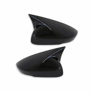 GOLF 7 GLOSS BLACK STICK-ON BATMAN STYLE MIRROR COVERS (non oem) auto part product photo