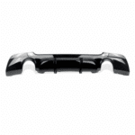 BM E92 335i GLOSS BLACK REAR DIFFUSER (non oem) auto part product photo