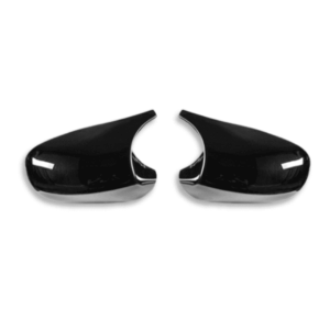 BM E82 M3 STYLE GLOSS BLACK MIRROR COVERS PRE-FACELIFT MODEL(non oem) auto part product photo