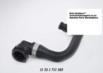 Radiator Hose BMW E39 5 Series Various To Heat Exchanger auto part product photo