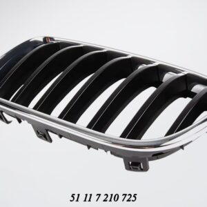 Bonnet Grille BMW F25 X3 Series Black With Chrome Frame Pre Lci Left auto part product photo