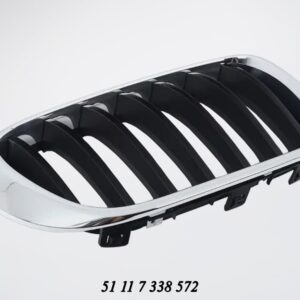 Bonnet Grille BMW F25 F26 X Series Black With Chrome Frame Lci Models Right auto part product photo