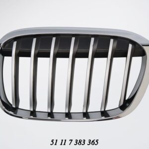 Bonnet Grille BMW F48 X1 Series Silver With Chrome Frame Pre Lci Models Left auto part product photo
