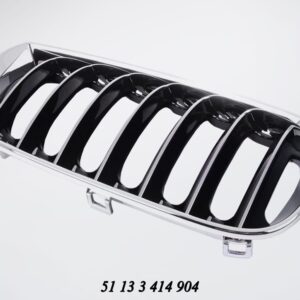 Bonnet Grille BMW E83 X3 Series Black With Chrome Frame Pre Lci Models Right auto part product photo