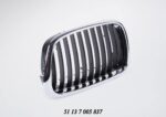 Bonnet Grille BMW E39 5 Series Black With Chrome Frame Lci Models Left auto part product photo