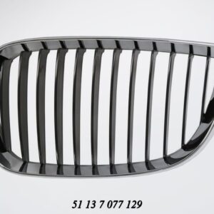 Bonnet Grille BMW E87 1 Series Black With Chrome Frame Pre Lci Left auto part product photo