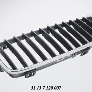 Bonnet Grille BMW E90 E91 3 Series Black With Chrome Frame Pre Lci Left auto part product photo