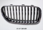 Bonnet Grille BMW F10 5 Series Pre Lci Models Right auto part product photo