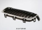 Bonnet Grille BMW F30 3 Series Black With Chrome Frame Pre Lci Left auto part product photo