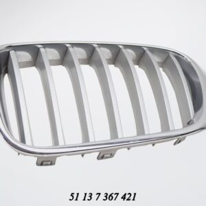 Bonnet Grille BMW F25 F26 X Series Silver With Chrome Frame Lci Models Left auto part product photo