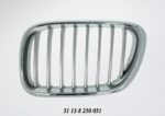 Bonnet Grille BMW E53 X5 Series Silver With Chrome Frame Pre Lci Models Left auto part product photo