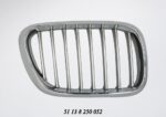 Bonnet Grille BMW E53 X5 Series Silver With Chrome Frame Pre Lci Models Right auto part product photo