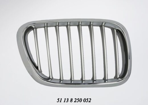 Bonnet Grille BMW E53 X5 Series Silver With Chrome Frame Pre Lci Models Right auto part product photo