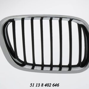 Bonnet Grille BMW E53 X5 Series Black With Chrome Frame Pre Lci Models Right auto part product photo